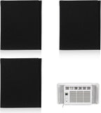 3 Pack Replacement Window Air Conditioner Foam Filter Pad Compatible with FRIEDRICH, GE, HEPA, Next Gen AC Window Unit Purifier, Cut to Fit Washable Reusable Carbon Pad Air Purifier Filters, 1285234