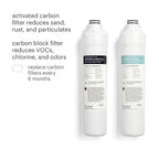 Brondell Capella Reverse Osmosis System, Under Sink, Black – 4 Stage RO Water Filtration, Designer Chrome Faucet with LED Filter Change Reminder – Quick Change Filters, WQA Certified