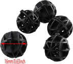 100pcs Bio Balls Filter Media with Sponge Aquarium Filter Media Tank Bio Balls, for Fish Tank, Aquarium, Pond Filter Media
