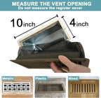 Floor Register Cover Trap, Floor Air Vent Cover Screen for Home Air Vent Filters 5-Pack Floor Vent Mesh Filters Net Trap… (4 x 10 Inch)