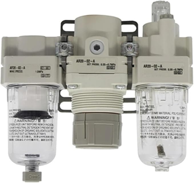 Air Combination Air Filter + Regulator + Lubricator AC-A Series AC20 AC30 AC20-02/02G/02C/02CG-A AC30-02-A(AC30-03D-A)