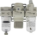 Air Combination Air Filter + Regulator + Lubricator AC-A Series AC20 AC30 AC20-02/02G/02C/02CG-A AC30-02-A(AC30-02D-A)