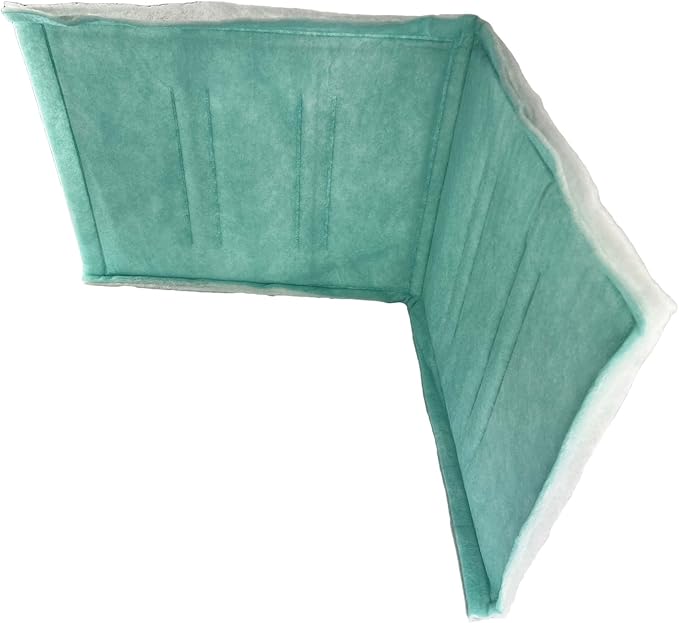 wioboy Paint Spray Booth Intake Filter Pad, 20" x 48" (8/case) Tacky Panel with Internal Wire Frame