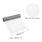 PATIKIL 40" L x 10" W Woven Wire Mesh, 40 Mesh 316L Stainless Steel Air Vent Filter Screen for Window Security Vent Cover Filtration Animals Fence