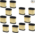 Stevens Lake Parts Set Of 12 Air Filter Fits Tecumseh Lev100 Lev115 Lev120 Ovrm105 Ovrm65 Tvs115 Models 12953 12953-A 30-031 33331 36905 36905-A B105137 M70127