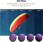 K&F CONCEPT Snap On CPL ND Effect Filter Kit Compatible with DJI Osmo Action 6, 6 Pack CPL ND8 ND16 ND32 ND64 Black Diffusion 1/4 Filters HD Optical Glass/Multi-Coated Action Camera Accessories