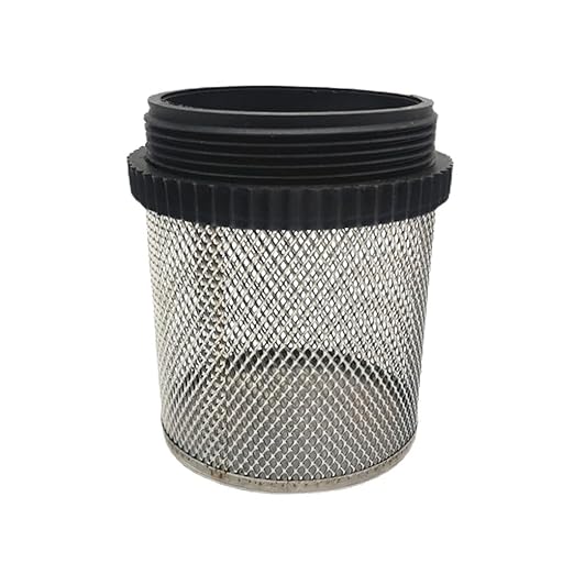 Heavy-Duty Plastic Strainer 1/2 3/4 - Male Inline Filter with Mesh Net for Pond Pumps & Greenhouse Watering(2.5")