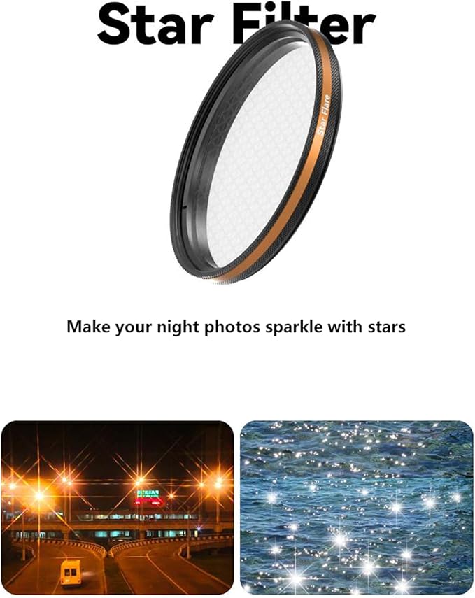 Fotorgear 67mm Phone Filter Storage Bag, Leather filter storage bag Clip On Filters Kit for Phone & Camera 67mm Adapter Ring, Phone Lens Clip Compatible with iPhone(Bag Only)