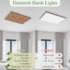 Cowboys Horses 4 Pcs Fluorescent Light Covers 4 x 2 Feet, Desert Ethnic Winds Brown Background Covers for Ceiling Lights Magnetic Light Cloth Filter for Classroom Office Home