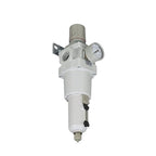 PneumaticPlus SAW600-N06BG-MEP Compressed Air Filter Regulator Piggyback Combo 3/4" NPT - Metal Bowl, Manual Drain, Bracket, Gauge