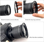 95 to 77mm Metal Step Rings, 95mm to 77mm Step Down Ring Filter Ring Adapter for 95mm Camera Lens & 77mm UV CPL ND Filters Hoods Caps LingoFoto