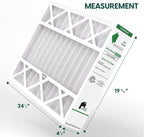 EconoHome 20x25x4 AC Furnace Pleated Air Filter MERV 11 Replacement – Allergen Defense, 5 Pack, Fits Lennox (X6673), Honeywell (FC100A1037) filters. (Actual size: 19.94 x 24.86 x 4.36 Inches)