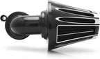 Big Sucker cone Air filter intake for harley air Cleaner Sportster Softail fatboy heritage dyna touring street road king Glide (Deep style -Black, Type A : For Sportster XL models)