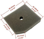 Air Filter Cleaner Replacement for Westinghouse iGen2200 / iGen2200c / iGen2500 / iGen2500c / iGen2800 / iGen2800c, WH2200iXLT, WH2400i for Roybi RYi2322 RYi2300BTA RIG2000PCB Inverter Generator
