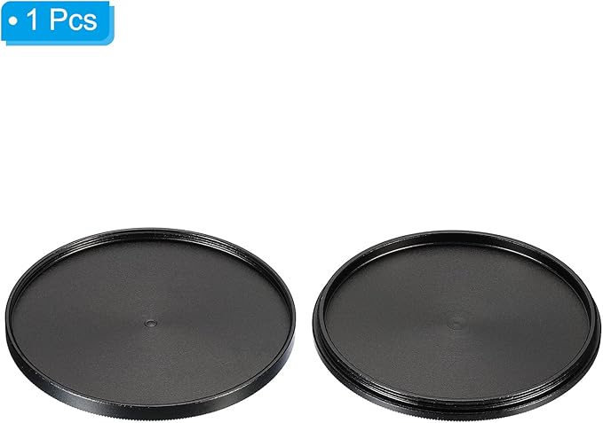 PATIKIL 58mm Lens Cap, Camera Lens Cap Cover Universal Front Metal Lens Filter Stacks Cap Protective Case for 58mm Camera Circular Polarizing Fader ND Filter, Black