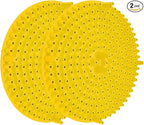 2PCS Car Wash Bucket Grit Trap Insert, 10.2" Vehicle Detailing Washing Filters for Dirt & Debris Trapping, Auto Collecting Sediment Cleaning Tool, Universal for SUV Sedan Truck (Yellow)
