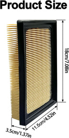 FUN-DRIVING 2 Pack Engine Air Filter for COROLLA Hybrid 1.8L(24-20) PRIUS 1.8L(22-16),PRIUS AWD-E 1.8L(22-19),PRIUS C 1.8L(19-12),PRIUS PRIME 1.8L(22-17) CA11426