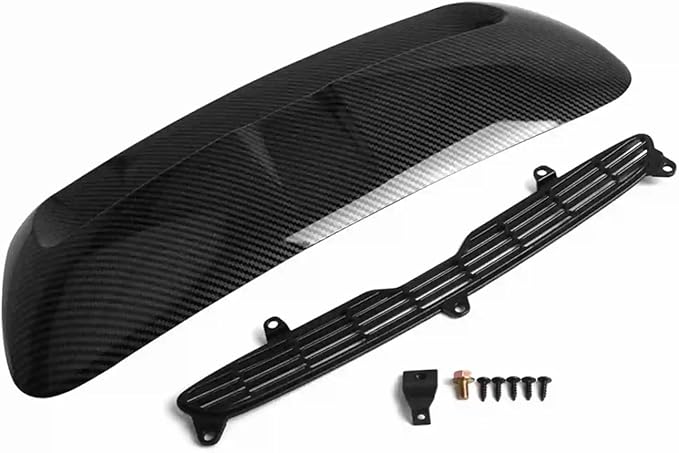 Car Bonnet Scoop Air Vent Intake Replacement Compatible For BMW And Mini R56 2007-2013 51132756095 51132757694 51232752275 Car Accessories(Carbon look)