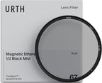 Urth 82mm Magnetic Ethereal Black Mist ½ Diffusion Lens Filter (Plus) — Cinematic Effect, 20-Layer Nano-Coated Light Dispersing Particles