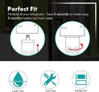 ICEPURE PLUS NSF53&42 Premium 5231JA2002A Refrigerator Water Filter Replacement for LG LT500P, ADQ72910911, ADQ72910901 ADQ72910907, GEN11042FR-08, Kenmore 9890, 469890, LFX25973D, LFX25974ST 3PACK