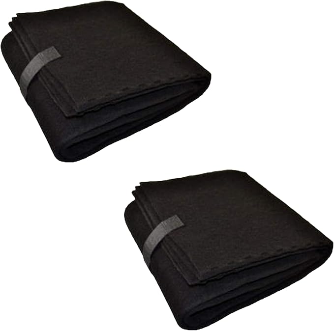 CFS Pack of 2, Universal Cut to Fit Carbon Pre-Filter Pad Roll for Air Purifiers, Range Hood, Furnace Filters, & Conditioner Filters Fresh Indoor Air Charcoal Filter Sheet 8"x48"