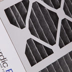 Nordic Pure 20x25x5 (Actual Size: 19 3/4 x 24 3/4 x 4 3/8) Lennox X6673 X6675 Replacement Air Filter MERV 8 + Carbon 4 Pack