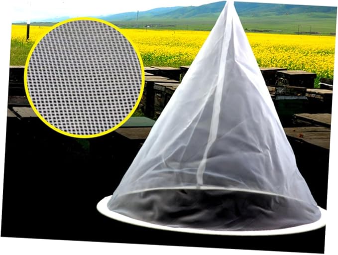 2pcs Fine Gauze Honey Strainer Mesh Filter Net for Home Kitchen Use Reusable and Easy to Clean for Filtering Honey and Waste Water Bar Restaurant