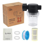 GIEX 60 Mesh Garden Hose Filter with Quick Connect, 3/4" GHT Thread Sediment Trap for Pool and Water Tank Pre-Filtration