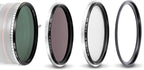 NiSi - 82mm Swift System VND Mist Kit, 1-5 Stop True Color Variable Neutral Density Filter, Swift Adapter Ring, Two Friction-Mounted Filters (ND16 4-Stop, Black Mist 1/4), Photography and Videography