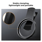K&F CONCEPT 67mm Clip-on Black Diffusion 1/4&CPL Phone Camera Lens Filter Kit, Mist Cinematic Effect Filter Compatible with iPhone 16 15 14 13 12 11, for Video/Vlog/Portrait Photography
