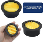 2 Pcs Air Compressor Silencer, 1/2 Inch Thread Intake Filter Muffler, 20 mm Air Compressor Silencer Filter for Generators and Blowers