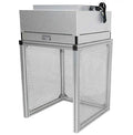 220V Vertical Laminar Dust Free Workshop with HEPA Filter, 23.62"×23.62" Aluminum Air Flow Clean Bench, Multi-Wing Centrifugal Fan, for Phone Repair Workshop, Laboratory Use