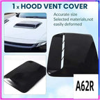 Car Universal Hood Vent Air Outlet Cover Compatible For Infiniti Compatible For Mazda And Tesla Hood Scoop Air Flow Intake Vent Cover