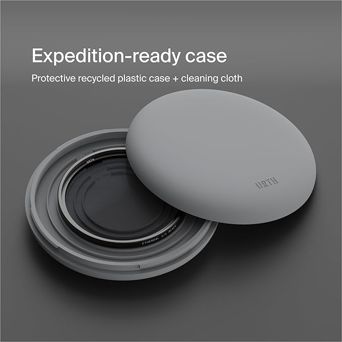Urth 67mm Ethereal Black Mist ¹⁄₁ Diffusion Lens Filter (Plus+) - Cinematic Effect, 20-Layer Nano-Coated Light Dispersing Particles