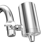1200 Gallons Faucet Water Filter, 2.2 GPM Outlet Flow Rate Tap Water Filter, Six Improvements Water Faucet Filtration System, Removes Chlorine, Lead, Sediments, Bad Taste and More