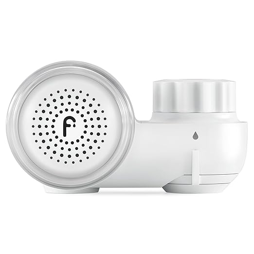 Filterbaby Skincare Filter 2.0, Bathroom Sink Filter Faucet for Skin Care, 99.9% Chlorine Removal - 0.000001 mm Carbon Fiber, Clinically Tested, Skin Hydration in 2 Weeks -(Pearlescent White)