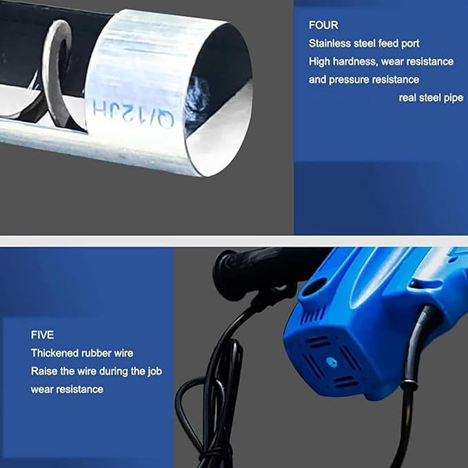 Portable Grain Suction Machine - Low Noise Pump with Hose Conveyor & Auger Screw for Cement, Fertilizer, Gravel (5m & 2m)