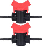 Regulator ABS Plastic Liquid Control Stop Valve for Domestic Water Pumps Solar Water Heaters Construction Sites 2PCS Straight Through Valve (3.5MM regulator)
