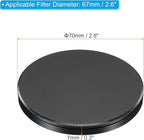 PATIKIL 67mm Lens Cap, Camera Lens Cap Cover Universal Front Metal Lens Filter Stacks Cap Protective Case for 67mm Camera Circular Polarizing Fader ND Filter, Black