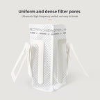 Hanging Ear Drip Coffee Bag Holder with 50-100Pcs Portable Coffee Filter Paper Bag, Coffee Drip Bag Chair Stand, Portable Coffee Filter Paper Bag, for Easy Pour Over (Stand + 50 Bags)