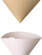 Hario V60 Paper Coffee Filter, Size 02, White, 100ct Box