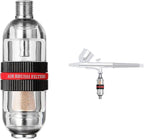 Mini Airbrush Air Filter Moisture Water Trap, 1/8" BSP Threads Spray Pen Oil Water Separator for Gundam Model Painting, Makeup, Tattoo & Art Craft Tools