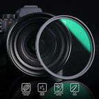 K&F CONCEPT 62mm Black Diffusion 1/2 Filter Mist Cinematic Effect Lens Filter with 28 Multi-Layer Coatings Waterproof/Scratch Resistant for Video/Vlog/Portrait Photography (Nano-X Series)