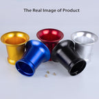 50mm Carburetor Air Filter Trumpet Velocity Stack Funnel CNC Alloy Parts Fit for PE VM 21mm,24mm,26mm,28mm,30mm, for Honda Yamaha Kawasaki ATV Dirt Bike Carb Intake Wind Horn Cup. (blue)