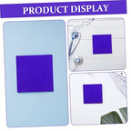 Zerodeko Cobalt Glass Sheet Experiment Device Chemistry Filter Glass Plate School Lab Tool