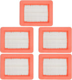TIANYAN 17211-Z8B-901 Air Filter for Honda GCV160LAO GCV190LA GC190LA HRR216 HRB216 HRB217 HRC216 HRS216 HRT216 HRZ216 HRX217 EB2800I EG2800I Generator Lawn Mower Air (5 pcs)