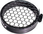 Maxx 2.5" Stainless Steel Turbo Air Filter – One-Piece Car Air Filter Screen for T3 T4 & T5 Turbo Kit – Maximum Performance (Black)
