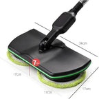 Spinning Cleaner Vacuum,Electric Mops for Floor Cleaning,Cordless Electric Mop,Floor Scrubber and Polisher Machine,Buffer Polisher for Home with Replacement Pad，Includes 2 PCS Cleaning Cloths