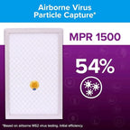 Filtrete 14x14x1 AC Furnace SMART Air Filter, MERV 12, MPR 1500, Track Filter Life With Bluetooth Enabled Sensor, CERTIFIED asthma & allergy friendly, 2-Pack (Actual Size 13.84x13.84x1.1 in)