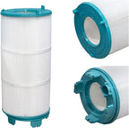 Pool Filter S8M150 Sta-Rate System 3 170147 Pentair Modular Media 450 25022-0203s-25021-0202s Inner and Outer Cartridge Replacement Kit (Teal)